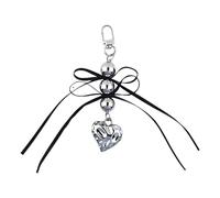 HDOYTXXM Elegant Heart Star Keychain Strawberry Bag Pendant Alloy Keyring Elegant for Her On Special Occasion