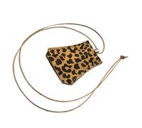 HDOYTXXM Elegant Leopard Pattern Necklace Sturdy PU Leather Materials for The Modern Woman's Wardrobe Fashion Accessory