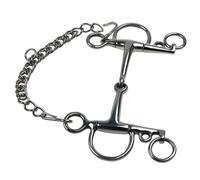 HDOYTXXM Equestrians Lever Action Horse Bit Ergonomic Design with Professional Resistant Stainless Steel Equipment Horse Training Equipment