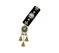 HDOYTXXM Ethnic Styles Tassels Hair Clip Elegant Tassels Hair Clip Ornament Hair Pin Blending Tradition and Modernity