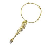 HDOYTXXM Fishbone Chain Necklace Featuring a Sturdy Alloy Construction for a Stylish Look Party Bold Accessory Jewelry