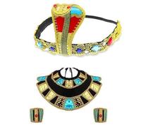 HDOYTXXM Golden Egyptian Snake Hair Hoop Snakes Cosplay Headbands Queen Of Egypt Cosplay Cool Headwear Queen