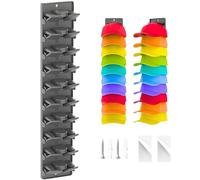 HDOYTXXM Hat Planner Mounting Set Includes Gluey and Screw Preferences for Strong Installation on Partitions Doors Otherwise Closets Three Thousand Home Use