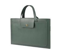 HDOYTXXM Laptop Stand Briefcases with AntiScratch Velvets Lining Multiple Pockets and PU Leather Build Laptop Stand Briefcases