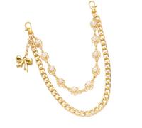 HDOYTXXM Layer Interlocked Chain Waist Accessory with Elegant Love Themed Pendant Functional Belt and Bag Angel Heart Pendant Metal Pants