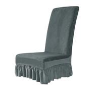 HDOYTXXM Luxurious Chair Covers Stretchy and WrinkleFree Fabric Slipcover Seat Protectors for Dining Chairs Room Stool Round Covers
