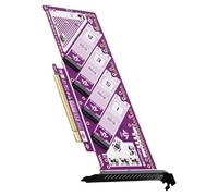 HDOYTXXM NVMe PCIe 5.0 Expansion Card 4 Bay 32GT / s Bandwidth Cross-Platform Thermal Management