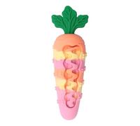 HDOYTXXM Participatory Creaky Dog Chew Toy Carrot Plan Teething Relief and Immune Elastomer Substance Not Deadly Dog Dolls for Large Breeds