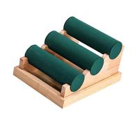 HDOYTXXM Practical Wood Display Stand Elegant Wood Jewelry Stand Holder with 3 Layers for Bracelets and Collections