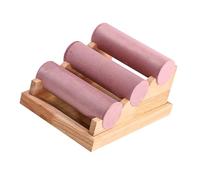 HDOYTXXM Practical Wood Display Stand Elegant Wood Jewelry Stand Holder with 3 Layers for Bracelets and Collections