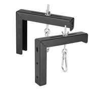 HDOYTXXM Projector Screen L Brackets, 6Inch Wall or Ceiling Mount with Extension Hooks, Supports Up to 80 Pounds Projector Holder