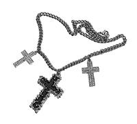 HDOYTXXM Simple Black Pendant Necklace Hip Hop Collar Neck Chain Couple Choker Temperament Necklace Fashion Jewelry