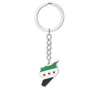 HDOYTXXM Stainless Steel Keychain Map Flag Pendant Key Chain for Backpack Phone Unique Cultural Keychain for Men Women Jewelry National Keyring Bag Charm Accessory Keychain Men Women Jewelry