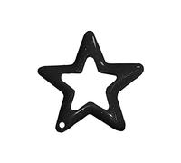 HDOYTXXM Star Bead Frames Hollow Star Charm for Necklace Earring Jewelry Making Sweet Cool Loose Beads Women Girl Unique Sweet Pentagrams Bead Five-Pointed Star
