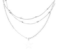 HDOYTXXM Stylish Multi Layer Necklace Hollow Five-Pointed Star Pendant Neckchains Adjustable Collarbone Chains for Daily Wear Necklace