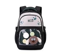 HDOYTXXM Transparent Backpack Oxford Fabric School Bag with Comfortable Shoulder Straps for Teenagers Books and Stationery Oxford Book Bag for Students