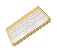 HDOYTXXM Transportable Polystyrene Watch Divisions Storage Case with Multiple Compartment Plan for Efficient Repair Compatible Mechanical Planner