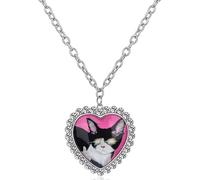 HDOYTXXM Trendy Long Layering Necklace with Lovely Sitting Dog and Rolling Cats Pendants Ideal for Everyday Wear Elegant Pet Themed Necklace