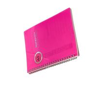 HDOYTXXM Twin Wire Binding Notebook Writing Notepads 100 Pages Wide Lined Portable Paper Note Book for Note Taking 5.63x8.15Inch PP Notepads