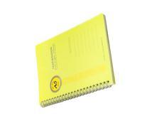 HDOYTXXM Twin Wire Binding Notebook Writing Notepads 100 Pages Wide Lined Portable Paper Note Book for Note Taking 5.63x8.15Inch PP Notepads