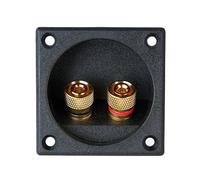 HDOYTXXM Two Binding Post Spring Cup Terminals Box For Professional Subwoofer Speakers Systems Installation Friendly Binding Posts