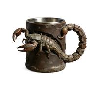 HDOYTXXM Unique Scorpions Inspires Resin Large Coffee Mug Drinking Cup with Ergonomic Handle Drinkware for Hot Drink Drinking Cup with Ergonomic Handle