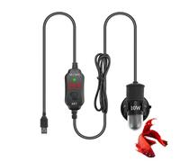 HDOYTXXM USB Powered Tiny Stove for Aquariums Highlighting Crystal Security Intelligent Temperature Regulation and Compact Plan Crystal