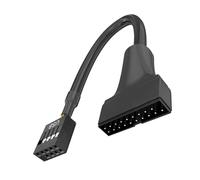 HDOYTXXM USB3.0 to 2 Data Transfer Cable for Linking New Generations Motherboards to USB 2 Equipment Motherboards Extension Cable