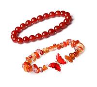 HDOYTXXM Women ' s Crystal Featuring Natural Stone and Butterfly Charm Unique Wrist Chain Accessory for Women Trendy Gemstones