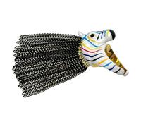 HDOYTXXM Zebras Tassels Rings Adjustable Size Artistic Designs Great for Personalize Styles and Special Occasions Animal Head Fashion Rings