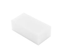HDPE Block White PE Polyethylene Rectangular Solid Plastic Tapping Block High Density Sheet Great for DIY Projects for Machining Home Floor Improvement (2" x 6" x 3")