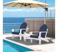 HDPE Outdoor All-Weather Folding Adirondack Chair