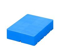 HDPE Plastic Pallets for Basement Storage Waterproof Design Heavy Duty Onepiece Molding 1102 Lbs Load Capacity Ideal for Garage & Supermarket (Blue 40x30x10cm)