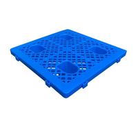 HDPE Plastic Pallets for Outside, Nestable Plastic Pallet, Spliceable, Hollow-out Breathable, Drain Holes on The Feet, for Garage Warehouse Supermarket Basement Outside(50 * 50 * 12cm/20 * 20 * 5in)