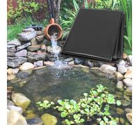 HDPE Pond Liner 0.12mm Thick Flexible Membrane for Koi Ponds Fountains & Reservoirs Available in Sizes 2x9m 4x10m 7x7m 9x15m (Color: Black Size: 8x9m)