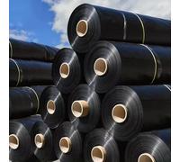 HDPE Pond Liner 0.15mm Thick - Various Sizes for Fish Ponds Water Gardens & Fountains (7.5 x 8m / 24.6 x 26ft) Waterproof Pond Cover