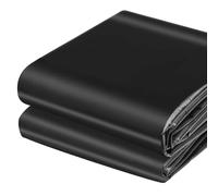 HDPE Pond Liner 3x5m 6x8m 7x12m 10x15m - Waterproof Membrane for Garden Pools Natural Ponds Flexible Moisture Barrier Landscape Isolation (6x10m)
