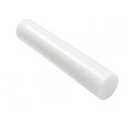 HDPE Round Rod Natural PE500 50mm Diameter x 300mm - Engineering Plastic Bar, Food Safe, Wear Resistant, Machinable Polyethylene Rod