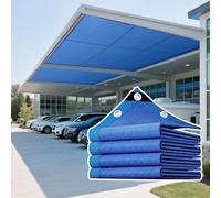 HDPE Sunshade Sail 2x6m, Breathable Rectangle Canopy with Fixing Ropes, Outdoor Shade for Garden, Patio, Balcony, Camping - UV Protection & Easy Installation