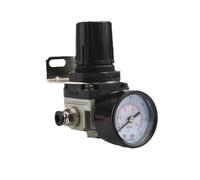 HDPHCRIUN G1/4 Mini Air Pressure Regulator Adjustable Pneumatic Reducing Valve with Gauge for Compressor(AR2000-4mm)