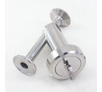 HDPHCRIUN Pipe OD 19mm x Ferrule O/D 50.5mm Tri Clamp 20-150 Mesh 304 Stainless Steel Y Type Strainer Filter(300 Mesh)