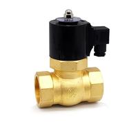 HDPHCRIUN Steam Solenoid Valve,G1-1/2 2-Way NC Brass Hi-Temp Electric Magnetic 1.6 MPa AC220v DC12(BSP-110VAC)