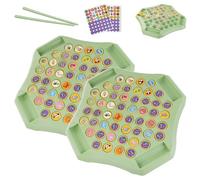 HDQQEU Animal Flip Chess Memory Game, Flip Match Board Game,54 chess Memory flip Chess Game Interactive Funny Educational Toys For Kids Teens Adults (2 set)