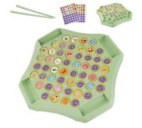 HDQQEU Animal Flip Chess Memory Game, Flip Match Board Game,54 chess Memory flip Chess Game Interactive Funny Educational Toys For Kids Teens Adults (1 set)