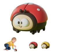 HDQQEU Ladybird Ball Blower, Ladybird Hanging Ball Toy, Cute Electric Ladybug Air ball toy (Red, 1pc)