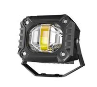 HDRTCBU Headlamp Front Headlight 1pcs Motorcycle LED Headlight Spotlight Auxiliary Fog Light Assemblie Driving Lamp White Yellow Strobe LED Motorcycle Headlights