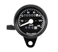 HDRTCBU Motorcycle Dashboard 12v Universal Motorcycle Odometer Speedometer With Backlight Retro Pointer Tachometer Kmometer Modified Parts Motorcycle Instrument Assembly