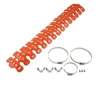 HDRTCBU Motorcycle Exhaust Cover Fit For HusqvarnaTE 300 TE 300i Fit For KTM EXC 300 60cm Exhaust Muffler Pipe Heat Shield Guard Exhaust Protector Cover(Orange)