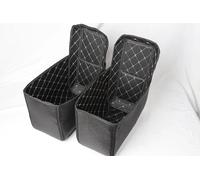 HDRTCBU Rear Trunk Case Liner Universal Motorcycle Tail Top Box Cover Pad Luggage Case Storage Toolbox Inside Liner Inner Lining Cushion PU Leather(38L No Exhaust)