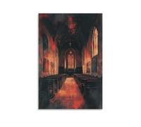 HDSCLMYY Horror Poster- The Bone Chapel Murders Trendy Hanging Wall Art Decorative Mural Poster16x24inch(40x60cm)